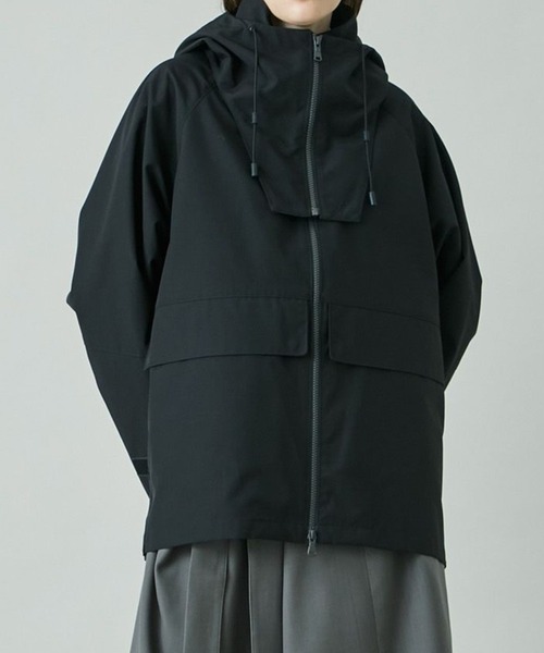 08sircus/08サーカス】ハイカウントウェザーデタッチャブルフーディー