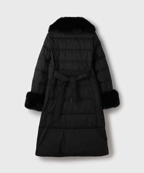 ファーカラーロングダウン（ダウンジャケット/コート）｜GRACE