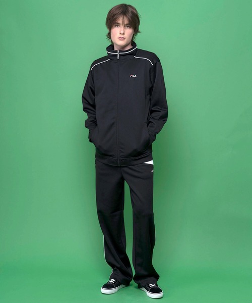 FILA（フィラ）の「FILA フィラ ブランド ロゴ 刺繍 上下 ジャージ