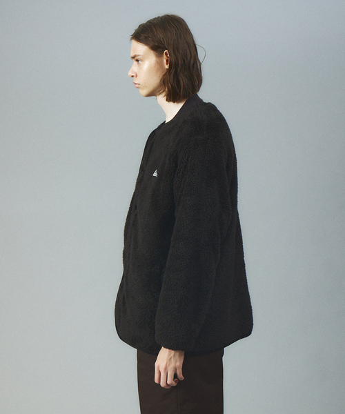 KELTY / ケルティ】ノーカラー フリース ボア オーバーサイズ ブルゾン