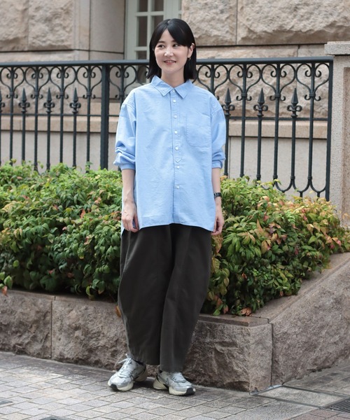 D.M.G. / ディーエムジー] オックスシャンブレー ナチュラルシャツ