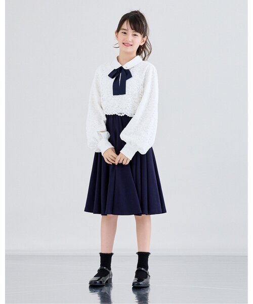 レースドッキングワンピース（ワンピース）｜kate spade new york kids