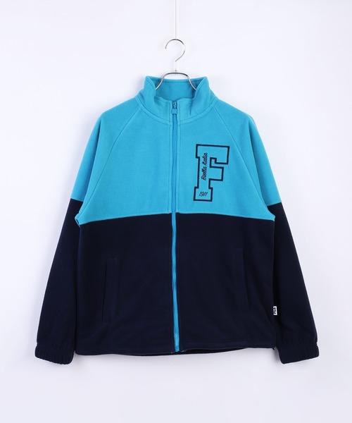 セール】FILA バイカラー マイクロフリース トラックジャケット