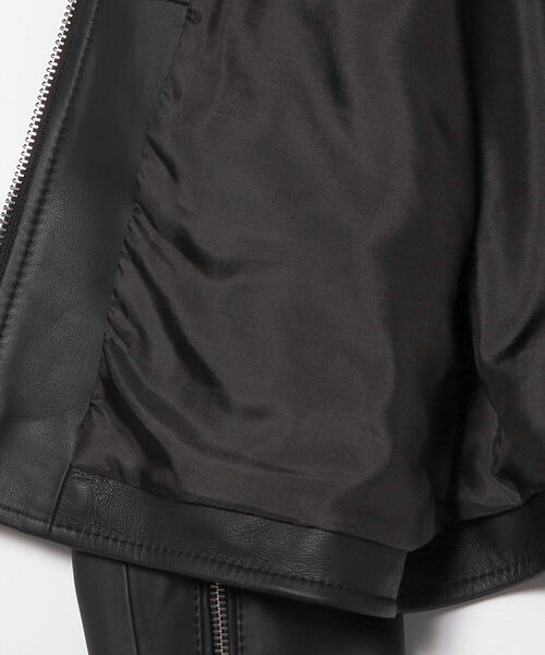 Ray BEAMS（レイビームス）の「Ray BEAMS / ラムレザー ノーカラー