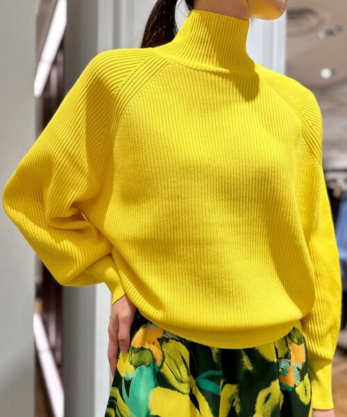 セール】リンクスリブ ハイネックプルオーバー（ニット/セーター