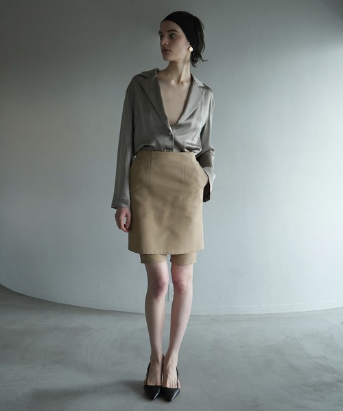 CLANE（クラネ）の「SHORT PANTS LAYERED SKIRT（スカート）」 - WEAR