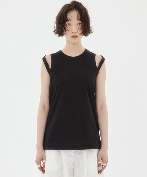 CINOH/チノ】《STUDIOUS別注》RINGER TANK TOP/リンガータンクトップ