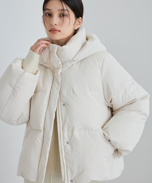 VIS（ビス）の「【撥水】【Green Down】フード取り外しダウン