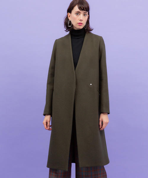 UNITED TOKYO（ユナイテッドトウキョウ）の「Vネックノーカラーコート