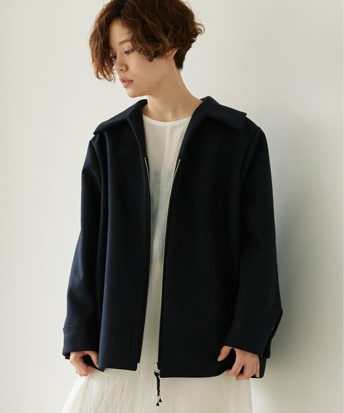 nitca（ニトカ）の「△ウールカシミヤ強圧縮ビーバー コクーンコート