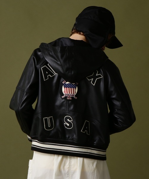 SIGNATURE HOODED LEATHER / シグネチャーフードレザージャケット