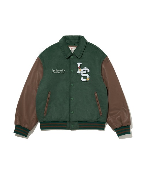 セール】Levi's/リーバイス ROWAN スタジアムジャケット グリーン