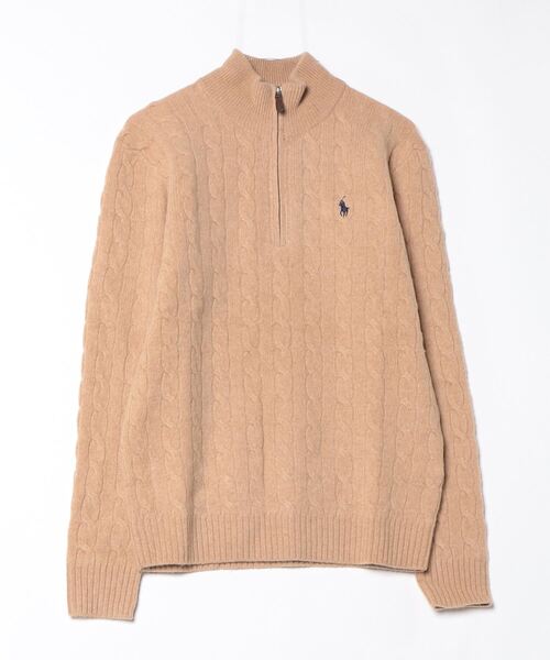 ケーブルニット ウールカシミヤ セーター（ニット/セーター）｜POLO