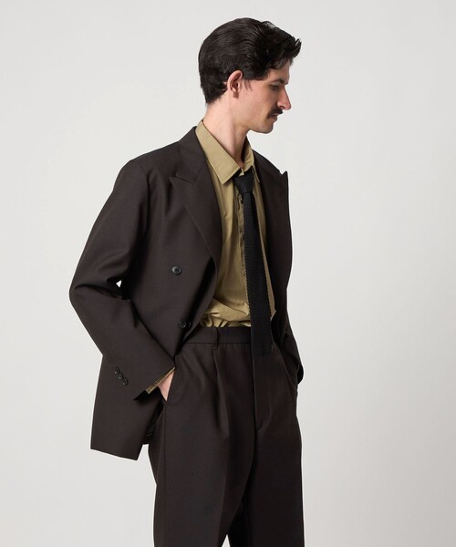 セール】＜Steven Alan＞ ウール オックスフォード ダブルブレステッド