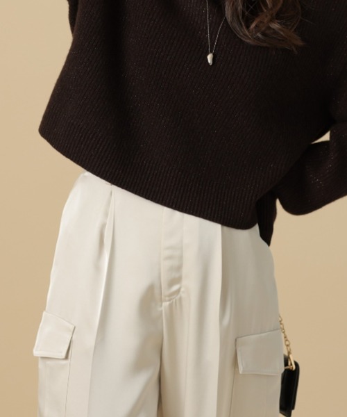 リラクシーサテンワークパンツ（その他パンツ）｜Apuweiser-riche