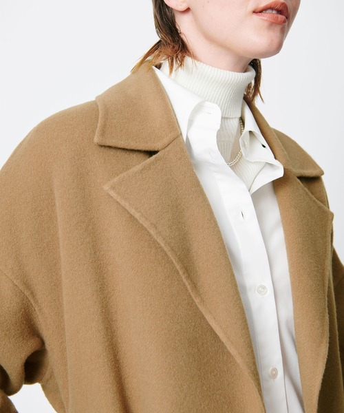 N.O.R.C（ノーク）の「ベルテッドミドル丈リバーコート（その他