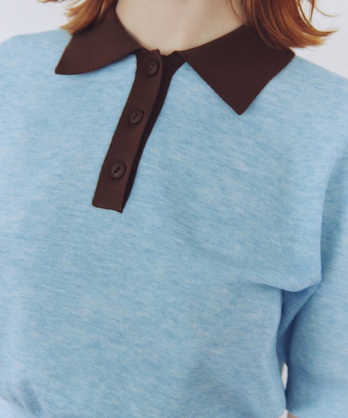 ラミーニットポロシャツ（ポロシャツ）｜ADAM ET ROPE'（アダムエロペ