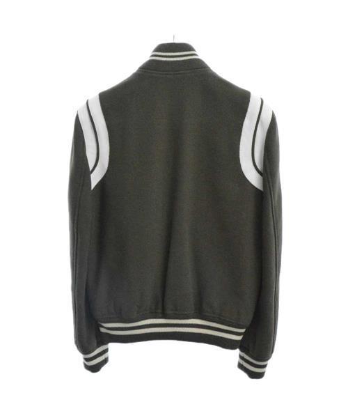 ブランド古着】レザートリムスタジャン テディジャケット（スタジャン