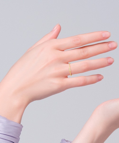 AHKAH（アーカー）の「ホワイトナイトファインリング（リング）」 - WEAR