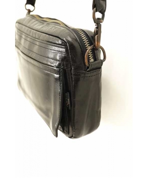 PORTER ブラックレザー ショルダーバッグ 現在庫無くなり次第廃盤確定