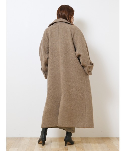 FRAY I.D（フレイアイディー）の「スタンドカラーバルマカンコート