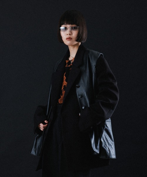 M TO R（ムウトアール）の「【SUSTAINABLE】BOXY SINGLE BREASTED