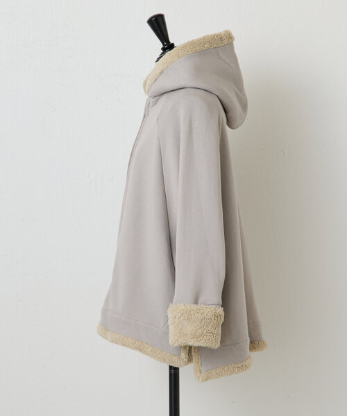 BEARDSLEY（ビアズリー）の「ボアポンチョパーカー（パーカー）」 - WEAR