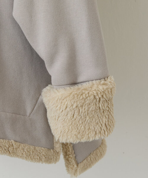 BEARDSLEY（ビアズリー）の「ボアポンチョパーカー（パーカー）」 - WEAR