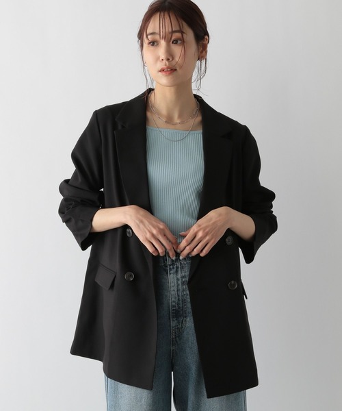 セール】お手入れらくらくSET UPダブルジャケット/MATINEE LINE/187192