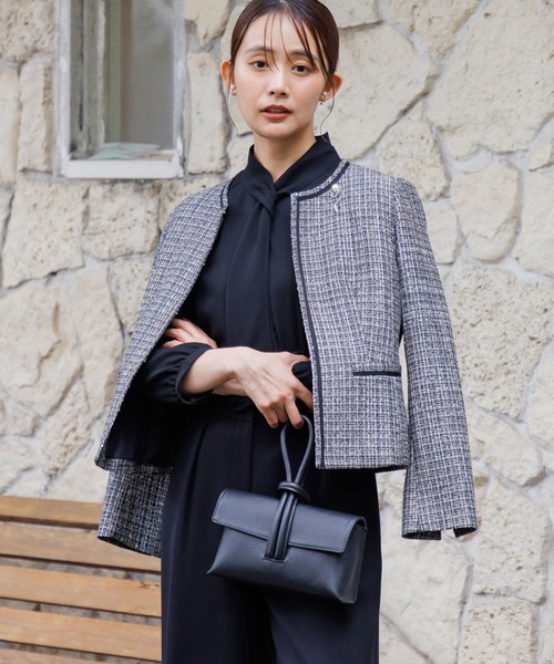 ミックスツィードジャケット/単品/セレモニー/入学式（入園式）/卒業式