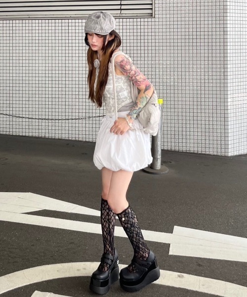 CRANK（クランク）の「韓国ブランド CRANK クランク SHIRRING BALLOON