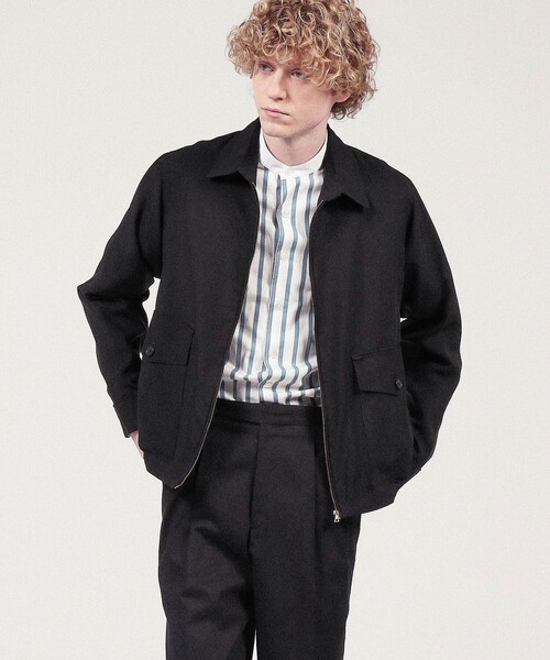 セール】シルク ジップアップブルゾン（ブルゾン）｜TOMORROWLAND