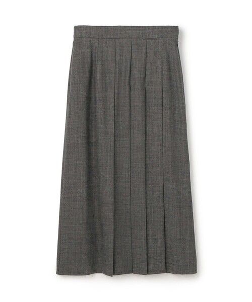 セール】クリアーボイル アシンメトリープリーツスカート（スカート