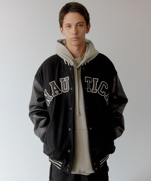 NAUTICA（ノーティカ）の「NAUTICA/ノーティカ Arch Logo Award Jacket