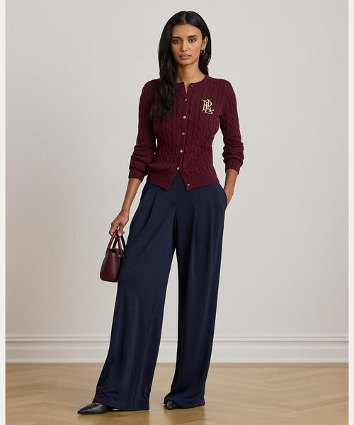 ケーブルニット コットン カーディガン（カーディガン/ボレロ