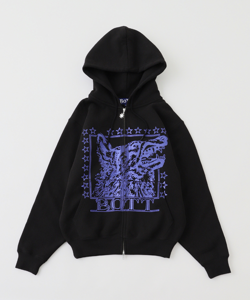BoTT / ボット WOLF ZIP HOODIE（パーカー）｜BOTT（ボット）の