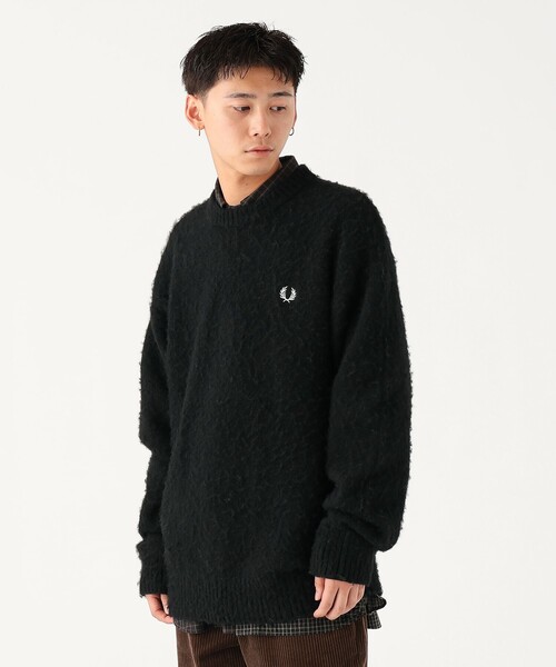 別注】FRED PERRY / フラッフィー クルーネックニット（ニット