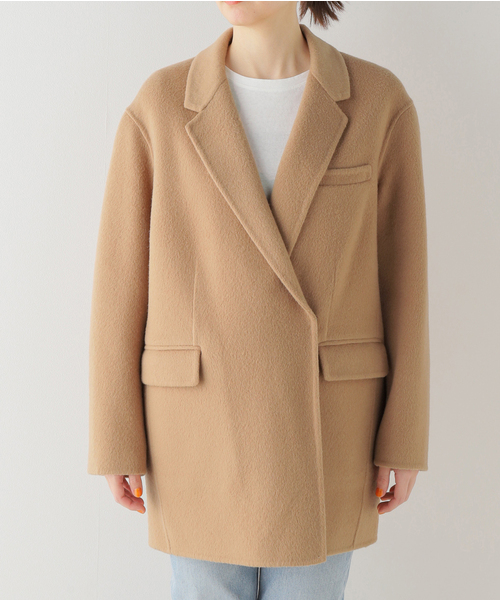 victorian シャギーショートコート（その他アウター）｜Deuxieme