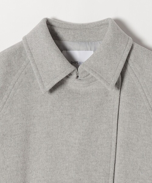 WEB限定】SHIPS any: ノンミュールジングウール バルマカーン コクーン