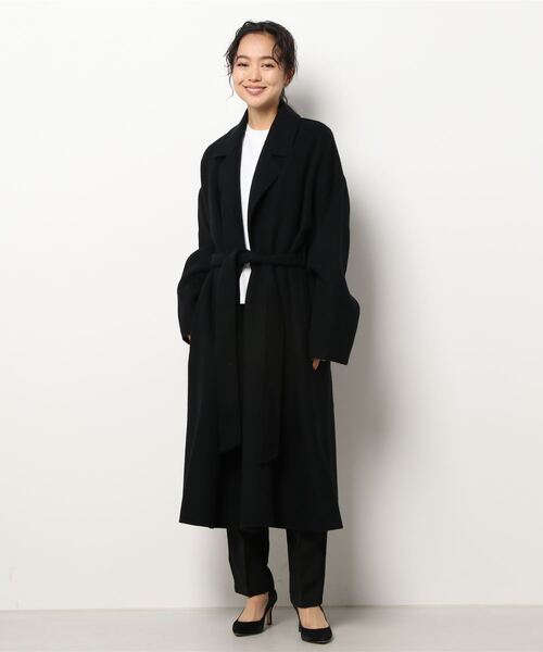 セール】ライトウールリバーロングコート（ダウンジャケット/コート