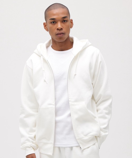 ホワイト ジップアップパーカー and per se ゴルフウェア パーカー