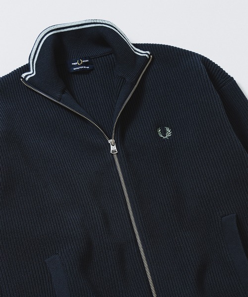 別注】FRED PERRY / ドライバーズニット（カーディガン/ボレロ）｜FRED