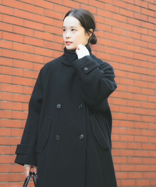 Ray BEAMS（レイビームス）の「スタンドカラー ダブル コート（その他