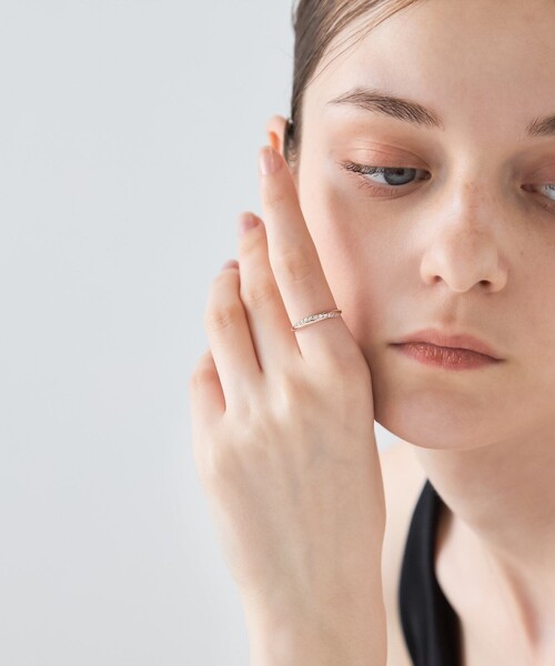 ONLINE Limited] ビジュー クレセントムーン リング（リング）｜ete