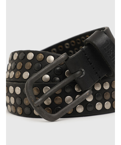 DIESEL（ディーゼル）の「メンズ スタッズ レザーベルト（ベルト