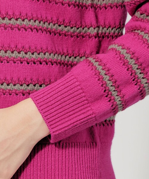 EPOCA（エポカ）の「【La maglia】ローゲージボーダーニット（ニット