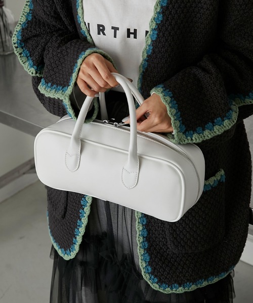 forksy.】2wayワイドボストンバッグ/ショルダーバッグ forksy.│MONO