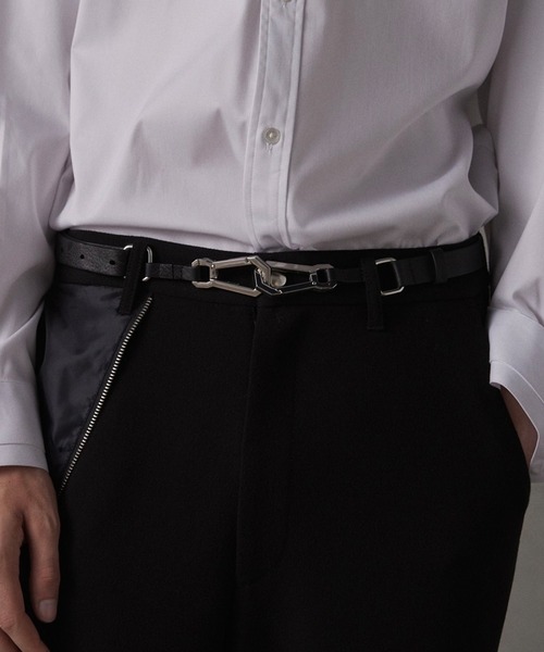 GRANCY】Carabiner Design LeatherBelt / カラビナデザインレザー
