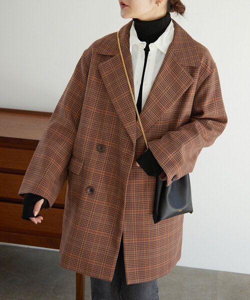 SLOBE IENA（スローブイエナ）の「チェックミドルコート（その他