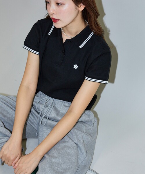 セール】MARY QUANT × PUBLUX/マリークワント ワンポイント刺繍 鹿の子